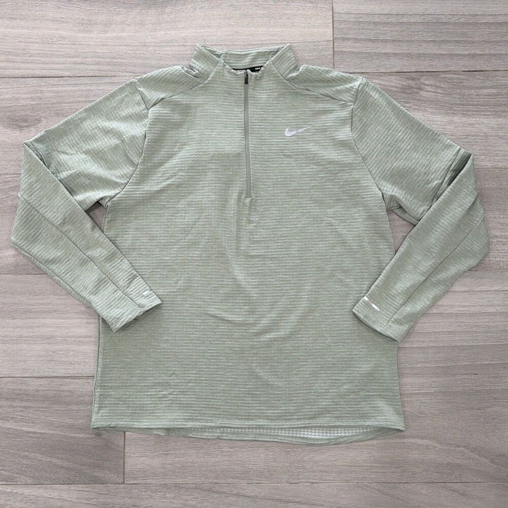 Nike Element Therma-FIT Repel 1/2-Zip Running Top Men's Size XL Green FZ1149-370